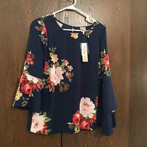 Como Vintage Print Blouse